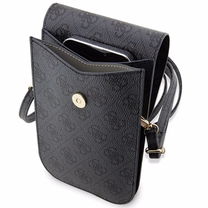 Guess rankinė GUWBP4RPSK juoda Piniginė 4G Juostelės