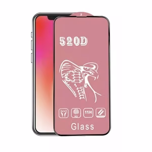 LCD apsauginis stikliukas 520D Xiaomi Redmi Note 13 4G/Redmi Note 13 5G/Redmi Note 14S juodas