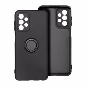Silicone Ring case for Samsung A34 5G black