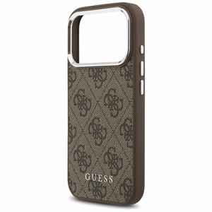 Dėklas Guess 4G MagSafe Apple iPhone 17 Pro Max rudas