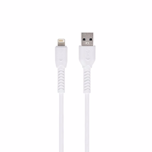"Maxlife MXUC-04" USB - "Lightning" kabelis 1,0 m 3A, baltas
