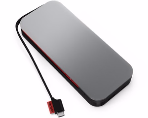 Lenovo Go išorinė baterija 20000 mAh juoda/pilka