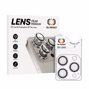 Tempered Glass Tel Protect 3D Lens on camera for iPhone 13 Pro/13 Pro Max transparent (lens 3 pieces)