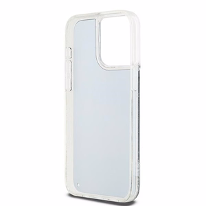 DKNY Liquid Glitter Big Logo dėklas, skirtas iPhone 14 Pro Max, juodas