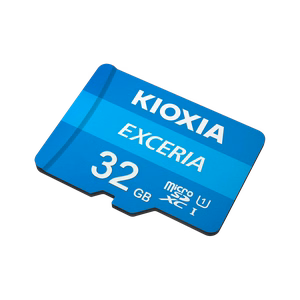 Kioxia microSD 32 GB UHS-I U1 atminties kortelė su adapteriu