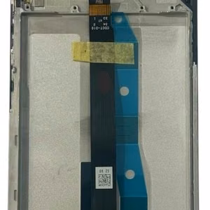 LCD ekranas Xiaomi Redmi 15 4G (Europa)/Poco M7 4G (Europa) su jutikliniu ekranu su rėmeliu juodas originalus (aptarnavimo pakuotė)
