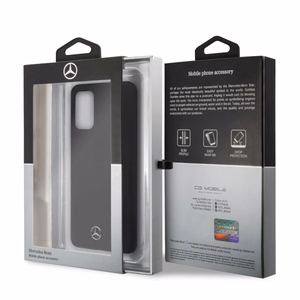 Mercedes Silicone Line dėklas telefonui Samsung Galaxy S20+ - juodas