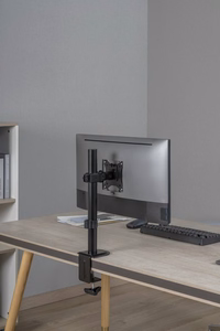 Gembird MA-D1-02 monitoriaus laikiklis arba stovas 81,3 cm (32") Stalas Juoda