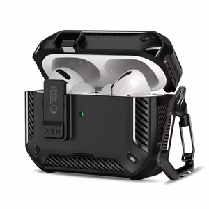 "Tech-Protect Carbonox MagSafe" dėklas "AirPods Pro" - juodas