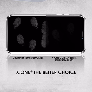 Grūdintas Stiklas X-ONE 3D - Samsung Galaxy NOTE 20 ULTRA (kraštų klijavimas + skylė) juodas