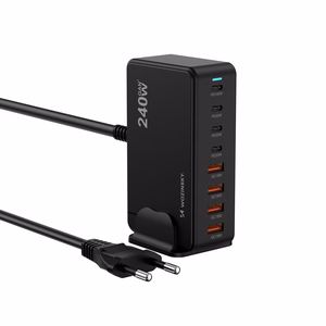 Wozinsky 240W GaN QC3 įkrovimo stotelė - juodas