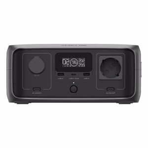 Rinkinys: EcoFlow RIVER 3 UPS elektrinė + 45W fotoelektrinė plokštė.