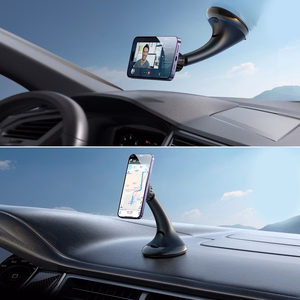 Automobilinis universalus telefono laikiklis Joyroom (JR-ZS356) Magnetic (MagSafe) tvirtinamas ant prietaisų skydelio, magnetinis juodas