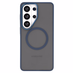 Liavec Soft Case Metal Frame чехол Samsung Galaxy S26 Ultra темно-синий