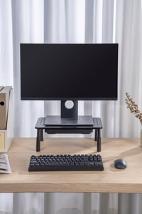 Gembird MS-TABLE-D-01 reguliuojamas monitoriaus stovas su staltiumi