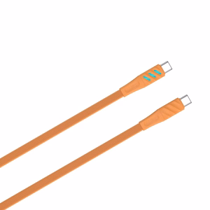 Havit CB6254 - USB Type C į USB Type C įkrovimo laidas, 1 m (oranžinis)