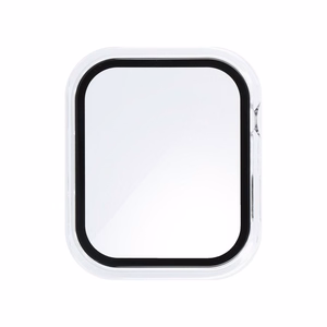 Bestsuit dėklas su hibridiniu stiklu Apple Watch serijai 7/8/9-45mm - skaidrus
