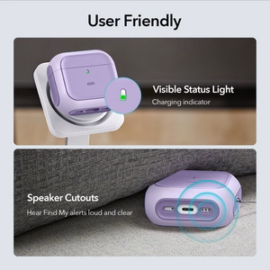 ESR Orbit Halolock Magnetinis dėklas Apple AirPods 4 - violetinis
