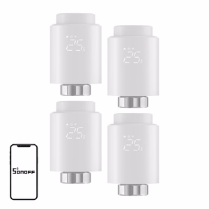 SONOFF ZigBee TRVZB Thermostatic Head, 4-Pack