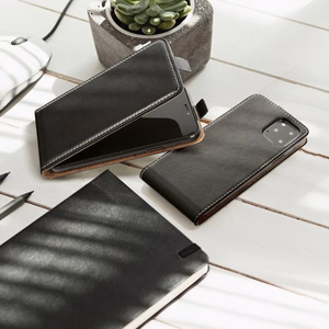 Vertical flip case for Huawei P8 LITE Slim Flexi Fresh czarne