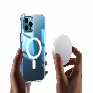 Чехол TFO Anti Shock 1,5 мм Mag для Samsung Galaxy S25 FE / Samsung Galaxy S26 FE с защитой камеры — прозрачный с белым
