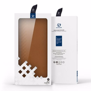 Telefono dėklas Dux Ducis Bril skirtas Samsung F936 Z Fold4 rudas