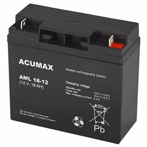 AKUMULIATORIUS 12V 18AH VRLA/AM18-12 ACUMAX EMU