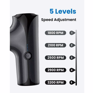 RENPHO Massage Gun Mini GM173 juodas smūginis masažuoklis