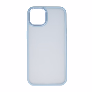 Satininis matinis dėklas iPhone 15 Plus 6,7" mėlynas