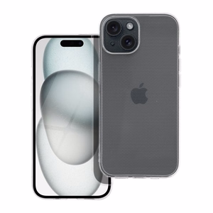 Чехол для iPhone 15, прозрачный 2 мм (защита камеры)
