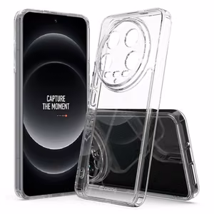 Crong Crystal Shield Cover dėklas, skirtas Xiaomi 14 Ultra, skaidrus