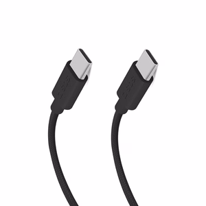 SBS TECABLETISSUETCK USB-C - USB-C 1.5m 60W плетеный кабель - черный