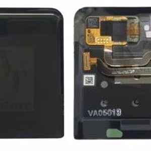 Galinis viršutinis dangtelis Samsung Galaxy Z Flip F700 juodas originalus (naudotas Grade B)
