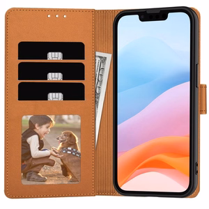 Case Fancy Wallet Samsung A405 A40 brown