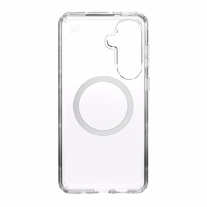 Speck Presidio Perfect-Clear Magnet dėklas, skirtas Samsung Galaxy S26+, „Clear / Silver“ spalvos