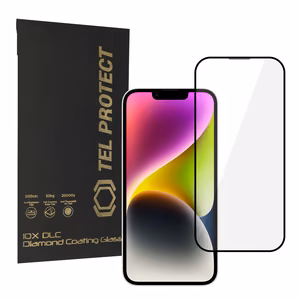 Tel Protect 10X HD DLC Diamond Coating tempered glass for iPhone 17E/16E/14/13 Pro/13 (envelope)