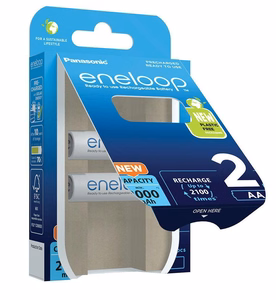 Įkraunamos baterijos PANASONIC ENELOOP AA 2000 mAh 2 vnt. (BK-3MCDE/2CP)