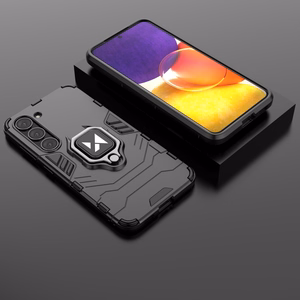 Чехол Wozinsky Ring Armor для Samsung Galaxy S23 бронированный с магнитным кольцом-держателем чёрный