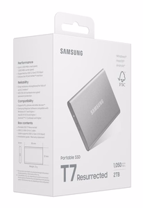 Išorinis SSD diskas Samsung 2TB skaitymas 1050 MB/s rašymas 1000 MB/s