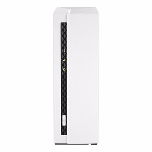 QNAP TS-133 NAS ir duomenų saugojimo serveris Tower Cortex-A55 2 GB DDR4 0 TB QNAP Turbo System Balta