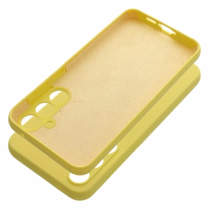 Silikoninis dėklas 2mm SAMSUNG A55 5G citrininis