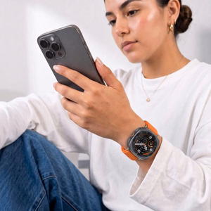 Tech-Protect Nylon Clasp strap for Samsung Galaxy Watch Ultra 47 mm – orange