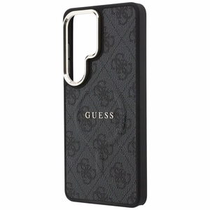 GUESS чехол SAMSUNG S26 Ultra GUHMS26LP4MSEGCK (4G Embossed Ring MagSafe) черный