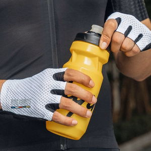 Rockbros TLS004 ROAD TO SKY Short Shock Absorbing Cycling Gloves M - White