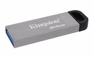 Kingston Technology DataTraveler Kyson USB atmintukas 64 GB USB A tipo 3.2 Gen 1 (3.1 Gen 1) Sidabras