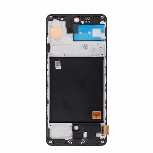 REWA OLED LCD ekranas su rėmeliu, skirtas SAMSUNG A51 4G, juodas