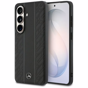 Mercedes Laurel Leaves Vertical Stripes MagSafe dėklas skirtas Samsung Galaxy S26 juodas