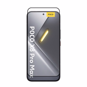 Crong 3D Armour Glass Lite per visą paviršių klijuojamas grūdintas apsauginis ekrano stiklas, skirtas Xiaomi POCO X8 Pro Max 5G