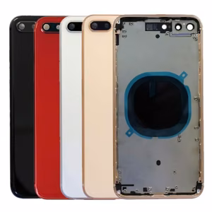 Задняя крышка для iPhone 8 Plus с полным корпусом красная HQ