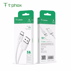 T-PHOX КАБЕЛЬ EXCEED USB-C БЕЛЫЙ 0,5M